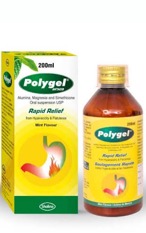 Polygel Antacid Suspension 200ml