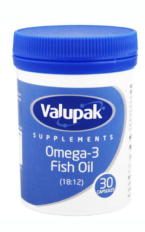Valupak Omega-3 Fish Oil 1000mg (30 Capsules) 