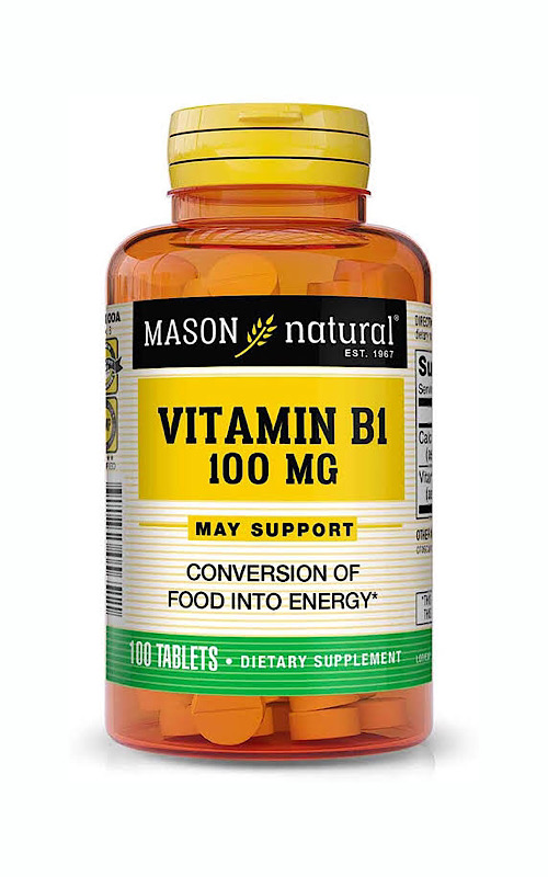 Mason Natural Vitamin B1 100mg (100 Tablets)
