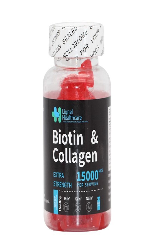 Lignel Biotin and Collagen 15000mcg, * 60 