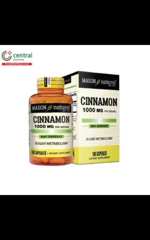 Mason natural  Cinnamon 1000mg * 100 capsules