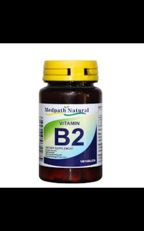 Medpath Natural Vitamin B2 * 100 tablets