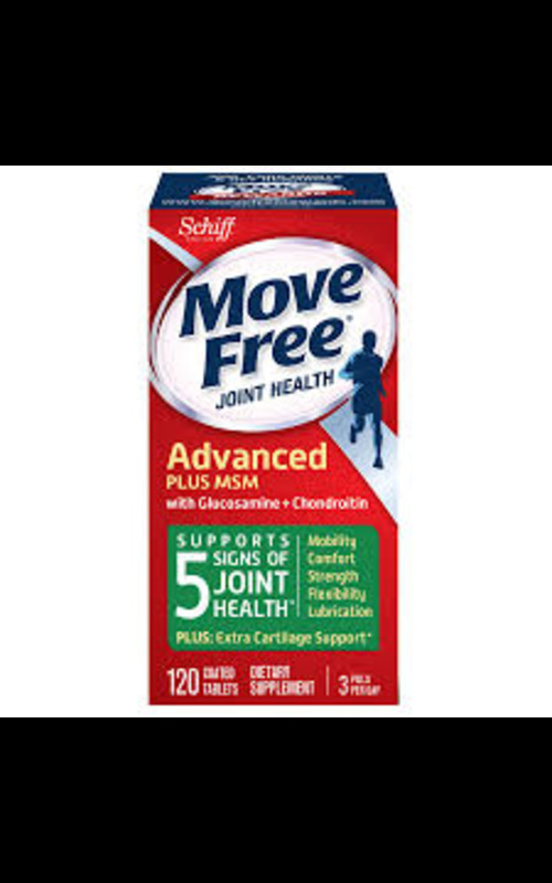 Move Free Advanced Plus MSM with Glucosamine + Chondroitin * 120 tabs