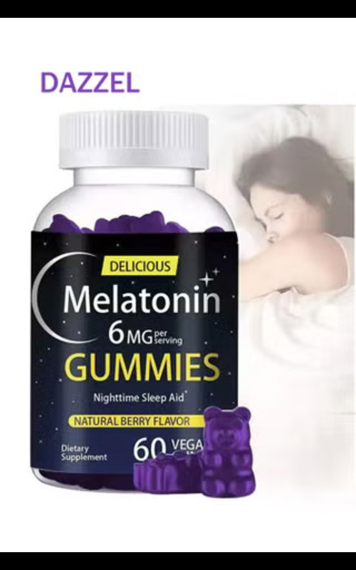Nature's Cure Delicious Melatonin 6mg gummies * 60 gummies