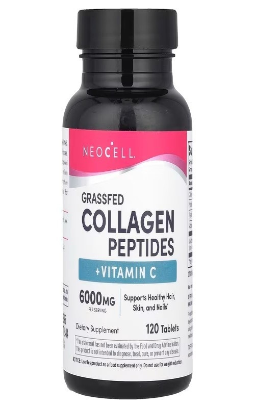 Neocell Grassfed Collagen Peptides + vitamin c 6000mg/serving * 120 tabs