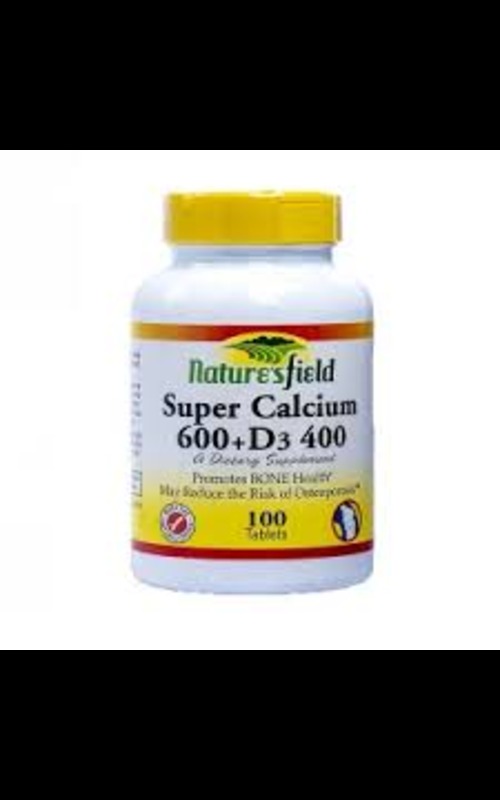 Super Calcium 600 + D3 400 * 30 tablets