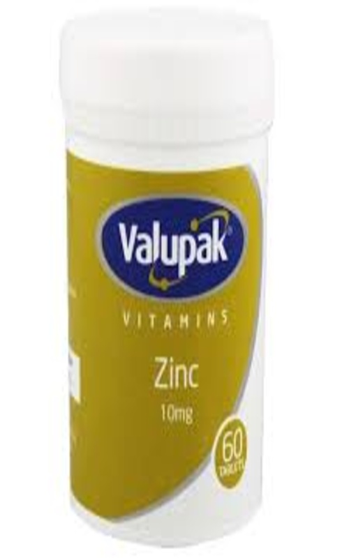 Valupak Zinc 10mg * 60 tabs
